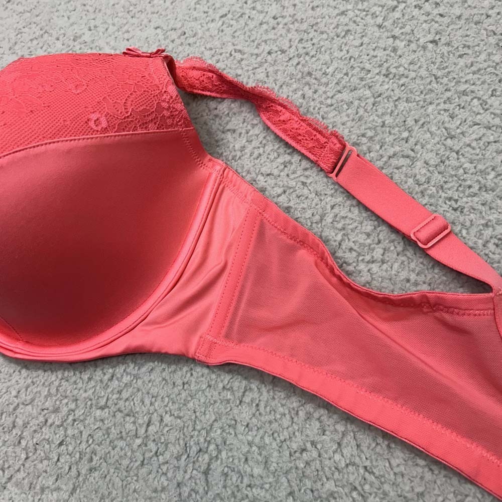 Curvy Couture Bra 40DDD Push Up Bra 1017 Tupip Lace Balconette Push Up Bra - Picture 5 of 10